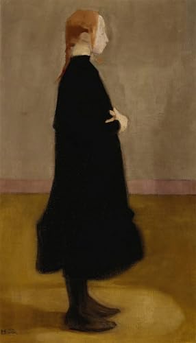 De Célèbres Tableaux Affiche de Arts l'écolière II Helene Schjerfbeck Toile Décoration Salon