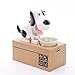 Cane Piggy Bank, Little Dog Puggy Bank, Batteria Alimentata Moneta Robotica Munching Giocattolo Salvadanaio Risparmio Salvadanaio per Bambini