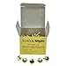 School Smart Brass Fasteners, 3/8 Inch, Pack of 100