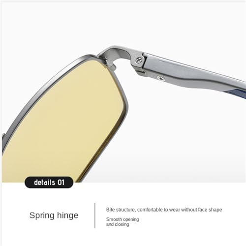 UV400 Polzrized Sunglasses Parallel Bar Frame Adjustable Outdoor Decoration Anti UV Sunglasses3