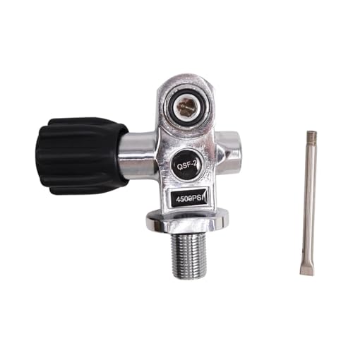 DAHSLNWKN Underwater Scuba Diving Dive DIN/Yoke Tank Valve Scuba Diving Tank Valve Cylinder Bottle Reducing Valve(M18)