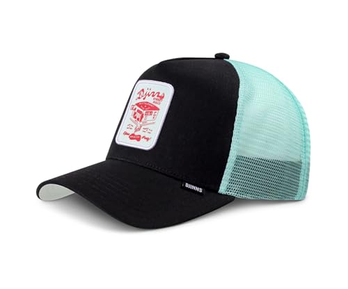 Djinns Gorra de camionero New HFT Street Disco Negro