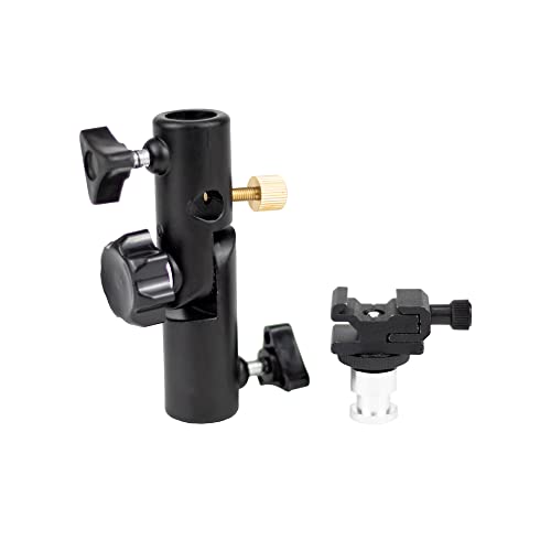 Suporte Holder Metal Versátil SPF-02 Sou Foto com Sapata Hotshoe Removivel Pino 1/4 para Sombrinha F