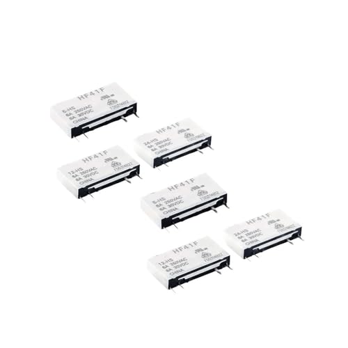 Relais HF41F-12-ZS haute durabilité mécanique 12V DC 5 broches inverseur