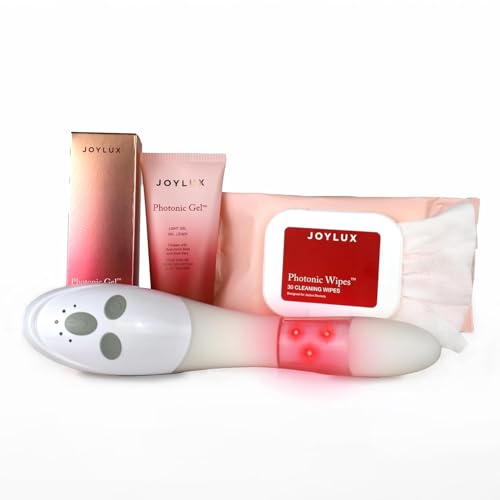 Joylux - vFit device Photonic Gel & Wipes Set Feminine Health Device for Women Promotes Natural Hydration For At-Home Wellness and Self-Care (3-Pack Set)