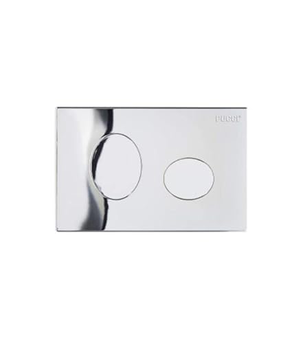Plate eco ellipse 280x180 chrome