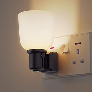 Fulighture Night Light, Dusk to Dawn Sensor, Infinitely Brightness Adjustable, Warm White 3000K, Holy Grail Wall Lamp for Kids/Children, Stairs, Hallway, Kitchen, Bedroom