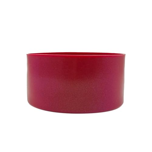 GRSECPO Stylish Ombre Silicone Sleeve for Stanley Tumblers & Water Bottles-Metallic Shine Cup Protector Fits 20-40oz Stanley Quencher, IceFlow & Popular Drinkware,Red