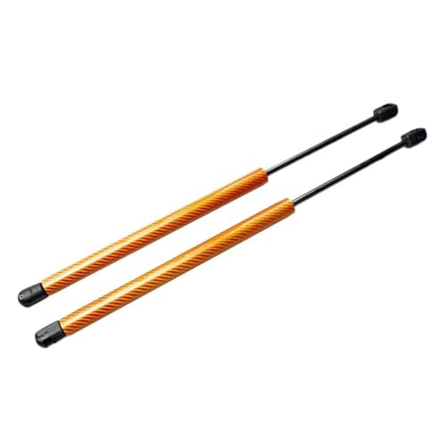 Amortisseur de capot Civic FD2 en fibre de carbone orange haute résistance