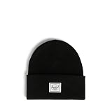 Herschel Supply Co. Elmer Beanie, Black Logo, One Size