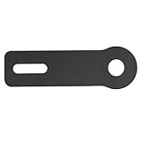 Extensión Soporte de Zanja para Antena Jamón, Soporte Montaje Metal Duradero Compatible con la Mayoría los Fabricantes Soportes de Luz Zanja Accesorios (Negro)