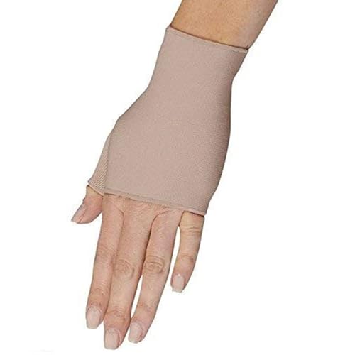 Juzo Soft 2001 20-30mmhg Compression Gauntlet with Thumb Stub, Beige, Medium