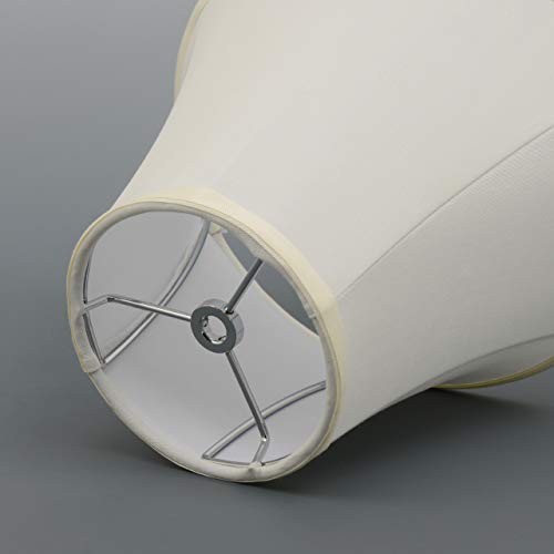 2 Pack Small Lamp Shades,Aisun Bell White Lamp Shades for Table Lamp and Floor Lamp. 5x10x8 inch,Assembly Required, Spider