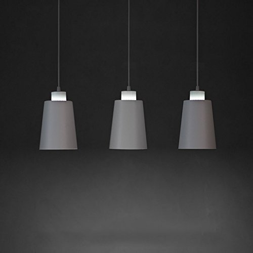 Lustre trois lumières cuisine moderne bar noir TYKHGFS design