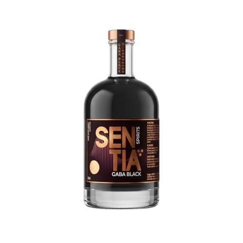 Sentia Gaba Black Botanical Non Alcoholic Award Winning Vegan Gluten Free and GM Free Spiced Pepper Warmth taste Up to 20 drinks 50cl (500ml) - Perfect for Mocktails Mix with Ginger or Cola