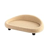 [ espace] : Ce canapé-lit avec griffoir offre un espace de jeu et de repos pour vos chats chiens pesant jusqu'à 7,5 kg, leur offrant un endroit confortable et douillet