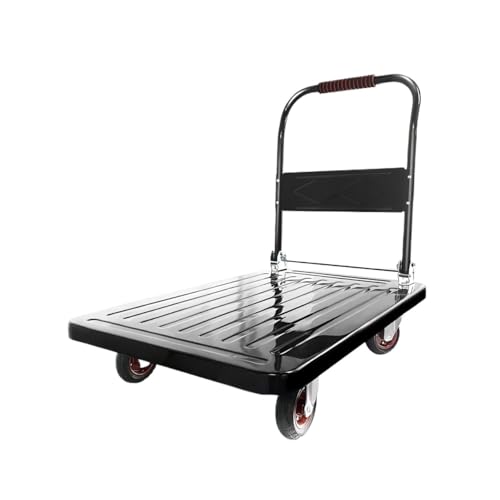 Carretilla Plataforma Plegable con Ruedas Grande y Mango Metal miniatura 1