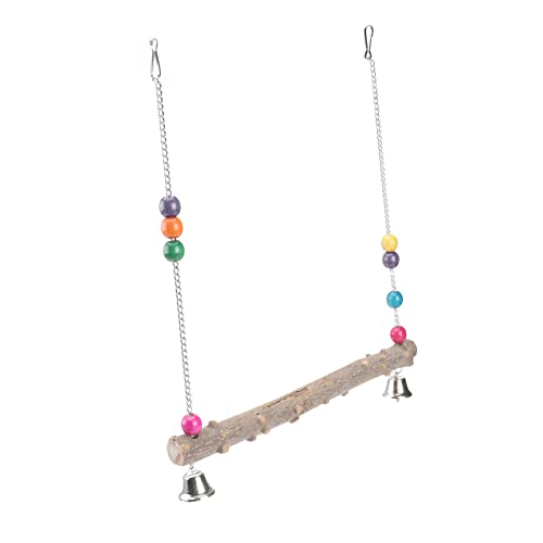 BESTonZON 1Pc Parrot Swing Chewing Hanging Plaything for Indoor Birds Funny Design for Parrots Parakeets Cockatiels Lovebirds Bird Plaything for Active Pets