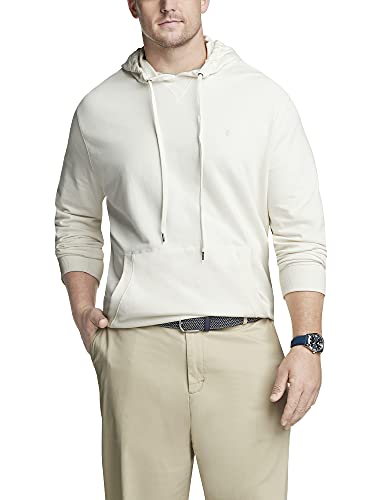 IZOD Men's Big and Tall Saltwater Long Sleeve French Terry Hoodie Sweatshirt