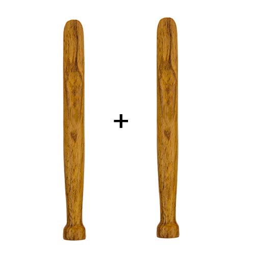 Tabakpfeifenreiniger Werkzeug Palisander Tabakspfeife Bar Spezielle Multifunktions Druck Bar mit Ledertasche (2 Stück)