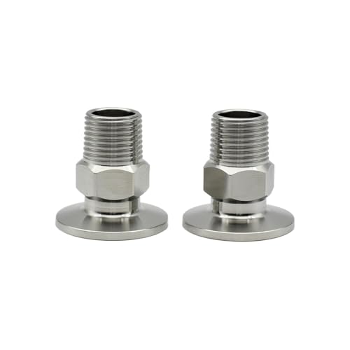 Connecteur Tube à Vide KF25 3/8 Pouce Raccord Fileté Mâle Inox 304