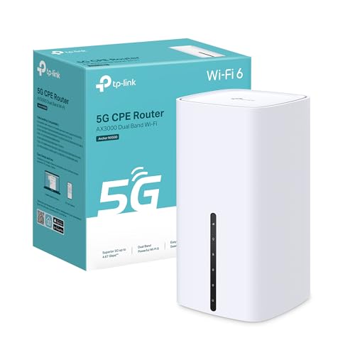 TP-Link Archer NX500 Router 5G Wi-Fi 6 AX3000Mbps Dual Band, Porta Gigabit WAN/LAN +2×Porte Gigabit...