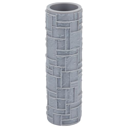 DELORIGIN Rodillo de textura de topografía rodillo de textura de arcilla de ladrillo grande DIY geométrica herramienta de decoración de cerámica para Pathfinder PRG miniaturas