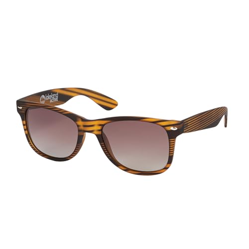 Lakeland Active Keswick Classic Polarized Sunglasses - Matte Striped Havana