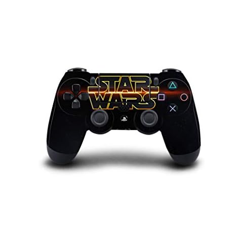 PS4 Controller Vinyl Sticker Decal Skin Wrap Scratch Protection - Star Wars Logo Design - PlayStation 4 Controller Cover