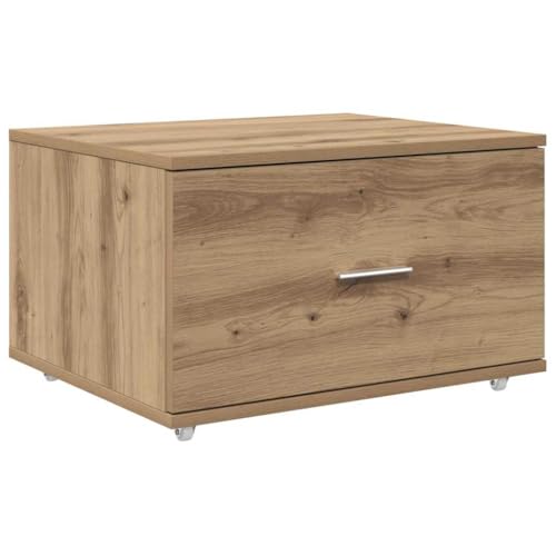 vidaXL Mobile con Cassetti Rovere Artigianale Truciolare, Laminato Medio