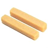 Blocco di pulizia in gomma naturale per strumenti, gomma per la pulizia di nastri abrasivi e tamburi, rimozione Griptape, compatibile con nastri abrasivi e carta vetrata (2 pezzi)