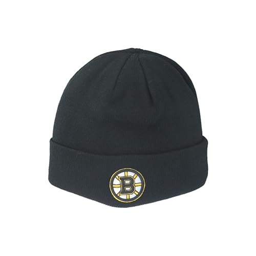 ZHATS Standard NHL Officially Licensed Beanie Cuff Icon Team Color, One Size