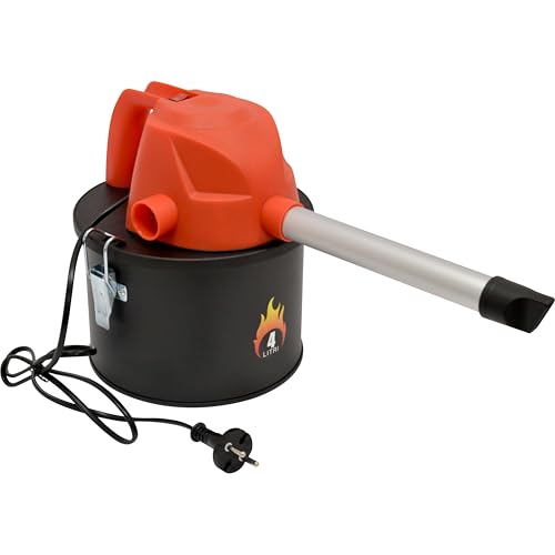 Generic Mini Aspirapolvere Portatile per Pulizia BBQ e Stufe a Pellet 600W 4L + Accessori, Nero, Metallo, Filtro HEPA Lavabile