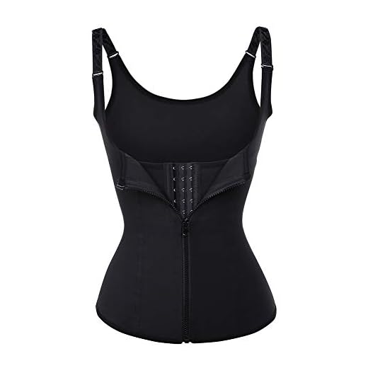 Lover-Beauty Mujer Fajas Reductoras de Corsé de Entrenamiento Underbust Bustiers para Cremallera Chaleco Corsé