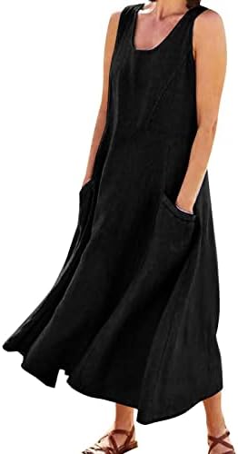 Summer Dresses for Women UK New Vintage Solid Color Pinafore Square Apron  Garden Work Pinafore Dress with Pockets Stylish Adjustable Strap Camisole  Skirt Ladies Special Occasion Dresses, Black-2, 3XL : Amazon.ie