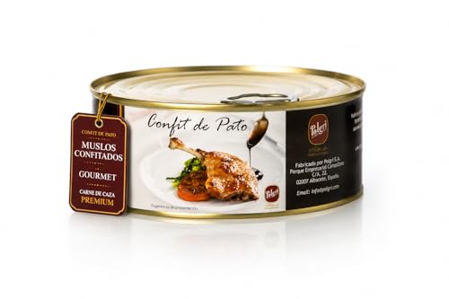 POLGRI Confit de Pato 2 Muslos Confitados Lata 840 g Cocina Gourmet