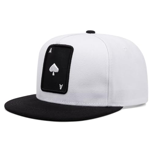 Image of Quanhaigou Snapback Hat for Men Women,Hip Hop Style Colorful Flat Bill Hats Teens Adjustable Baseball Cap