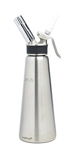 Mastrad F49950 Pro Siphon Inox Acier 10,5 x 10,5 x 34,5 cm