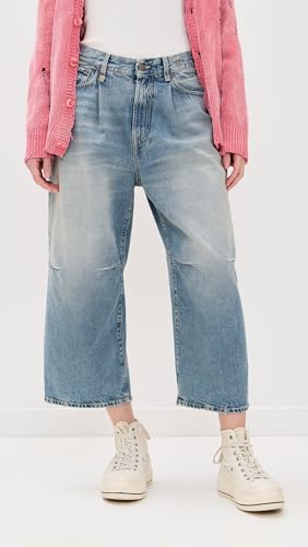 R13 Women's Crop Wide Leg Jeans2