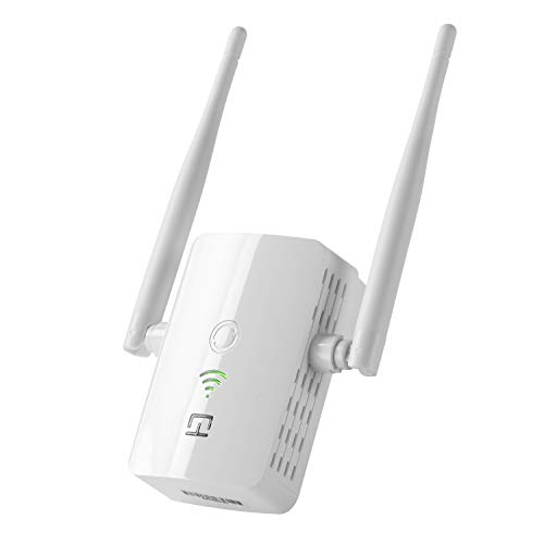 Repetidor WiFi 1200Mbps , Amplificador Señal WiFi, banda dual de 2,4 y 5 GHz, amplificador de señal inalámbrica para,admite configuración de un botón WPS con 2 antenas externas
