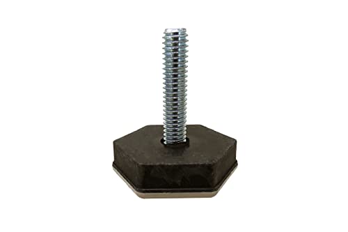 Shepherd Hardware 9468 1-1/2-Inch Slide Glide, Hex-Base Furniture Sliders with Threaded Stem, 4-Pack , Beige by Shepherd - Used condition - CA$12.95