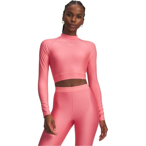 Under Armour HG Crop Mock vêtement compression fitness femme