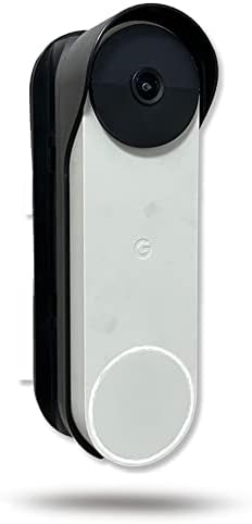 Adjustable Mount for Google Nest Doorbell (Battery) by IRONA, Anti-Theft Design, Waterproof Bracket for Blink Video Doorbell, Easy Installation, Black