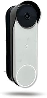 Adjustable Mount for Google Nest Doorbell (Battery) by IRONA, Anti-Theft Design, Waterproof Bracket for Blink Video Doorbell, Easy Installation, Black