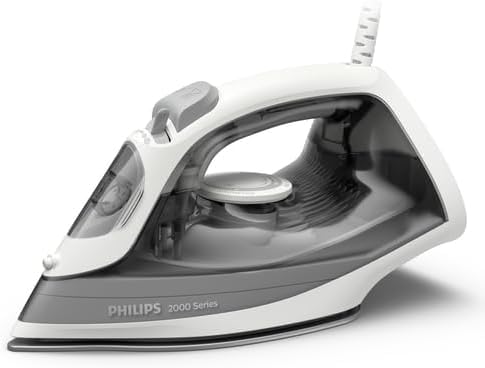 Philips 2000 Series Steam Iron — 30 s heat-up, 2000W, 25 g/min + 110 g boost, Ceramic soleplate, 250 ml — DST2020/80