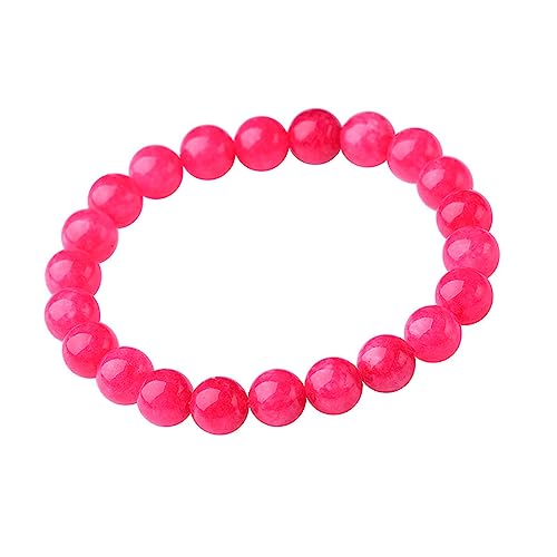 Bracelet en jade rose 8 mm idéal pour parfaire vos tenues d'été