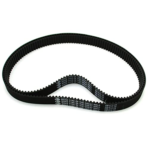 2 Pcs 5M-670-20 Drive Belt