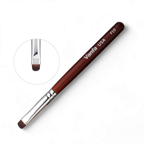 Vanfa French Brush for Nails, Clean up brush for Gel Nail Polish F16 count