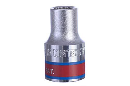 Soquete Estriado 3/8 - 1/2, Kingtony Br, 433012Sr