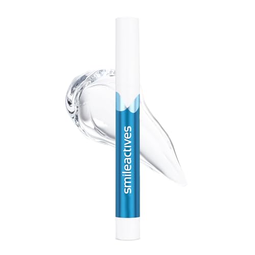 Smileactives Teeth Whitening Pen for White Smile Fast Tooth Whitener and Stain Remover with Precision Brush Tip Dental Quality Whitening Gel Travel Pen Easy to Use Vanilla Mint Flavor 1 Pack